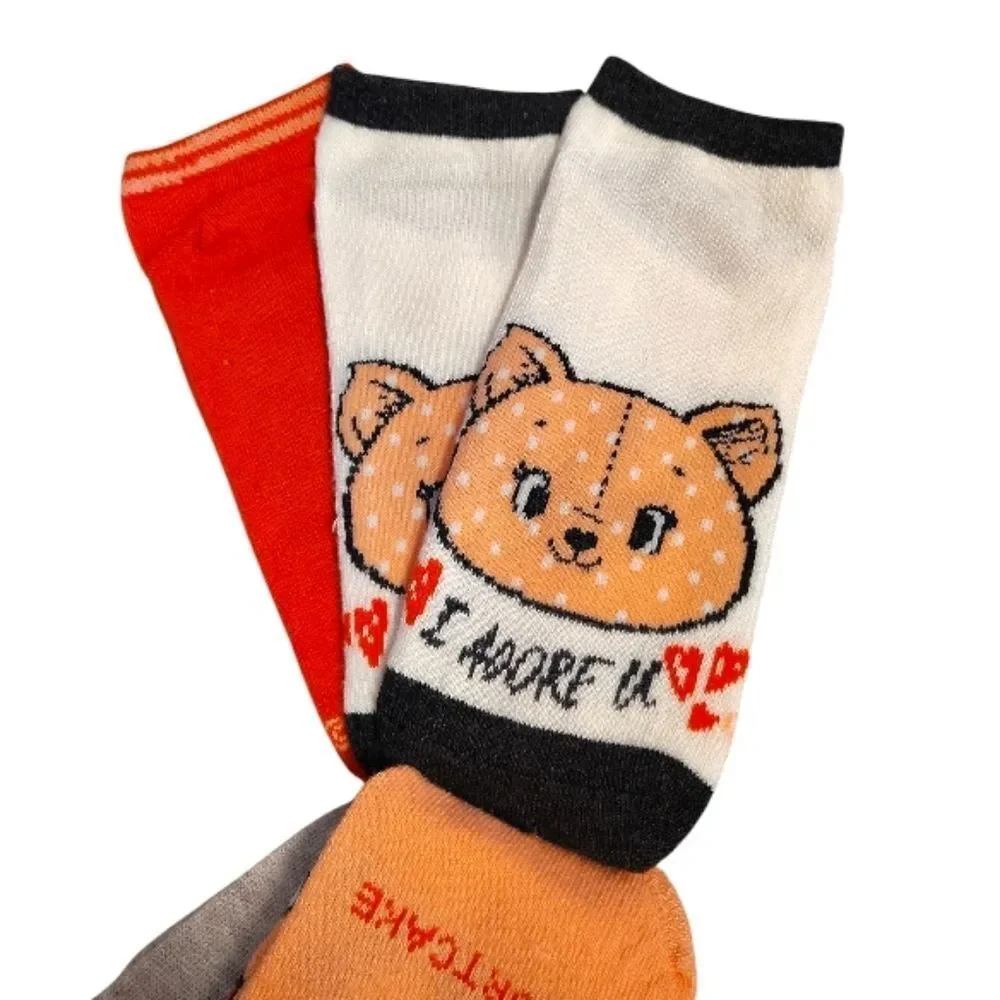 Strawberry Shortcake Colorful No Show‎ Printed Socks 5 Pairs NWT